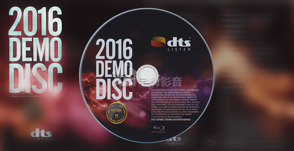 DTS 2016ʾ DTS Demo Disc Vol.2016.20 DTS-X DTS-HDMA 7.1-2